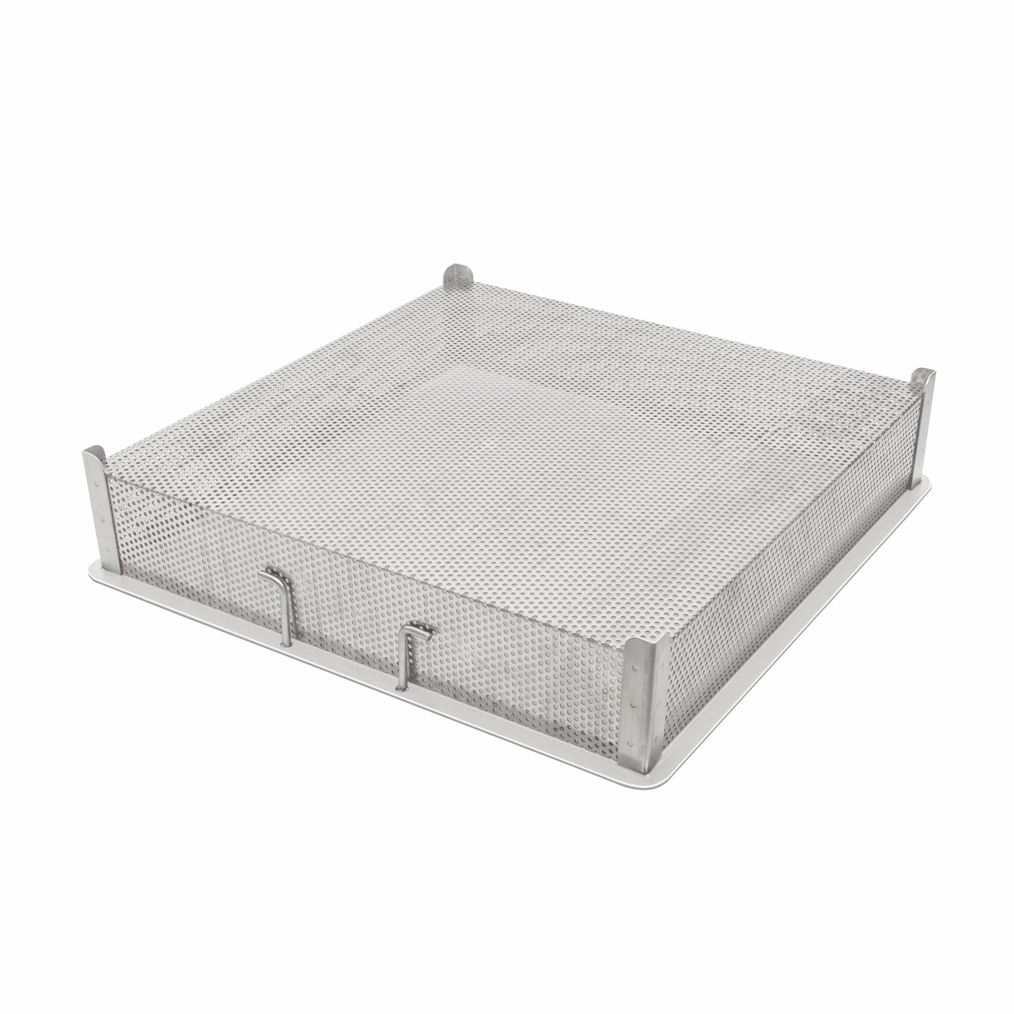 GSW Stainless Steel Compartment ETL Certified Drop-In Sink Drain Basket (18" x 18", Drain Basket)