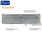 Awoco 60” Elegant 2 Speeds 1500 CFM Indoor Air Curtain, UL Certified, 120V Unheated with an Easy-Install Magnetic Door Switch