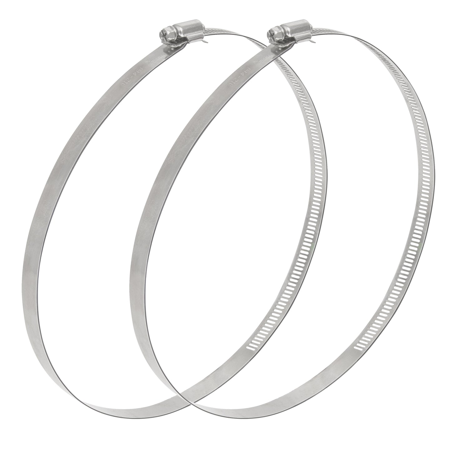Awoco 8” Stainless Steel Adjustable Duct Clamp, 194-216 mm Hose Clamp, Worm Gear Duct Clamp