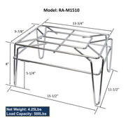 GSW RA-M1510 Heavy Duty All Welded Chrome Wire Multi-Functional Rack 15-1/2"x11-1/2"x8"