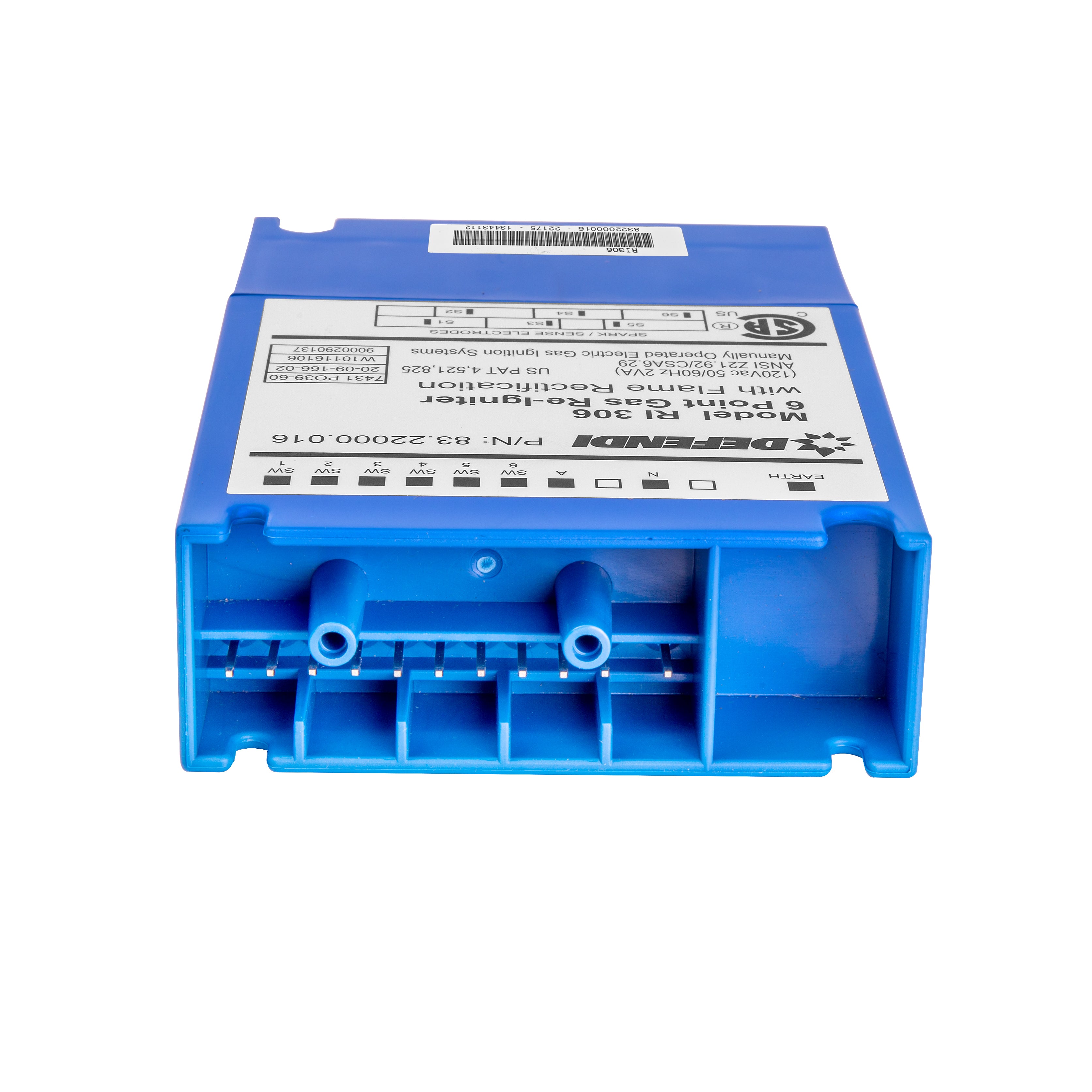 Defendi RI 306 6 Point Gas Re-Igniter with Flame Rectification 83.2200