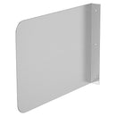 GSW Stainless Steel Wall Mount Splash Guard for Commercial Restaurant Hand Sink and Compartment Prep Sink, NSF Certified (17" W x 12" H)