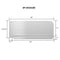 GSW SP-SH2410R Stainless Steel Insert Type Splash Guard for Compartment Sinks (28" L x 11" H Right)