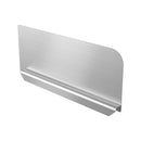 GSW SP-SH2410R Stainless Steel Insert Type Splash Guard for Compartment Sinks (28" L x 11" H Right)