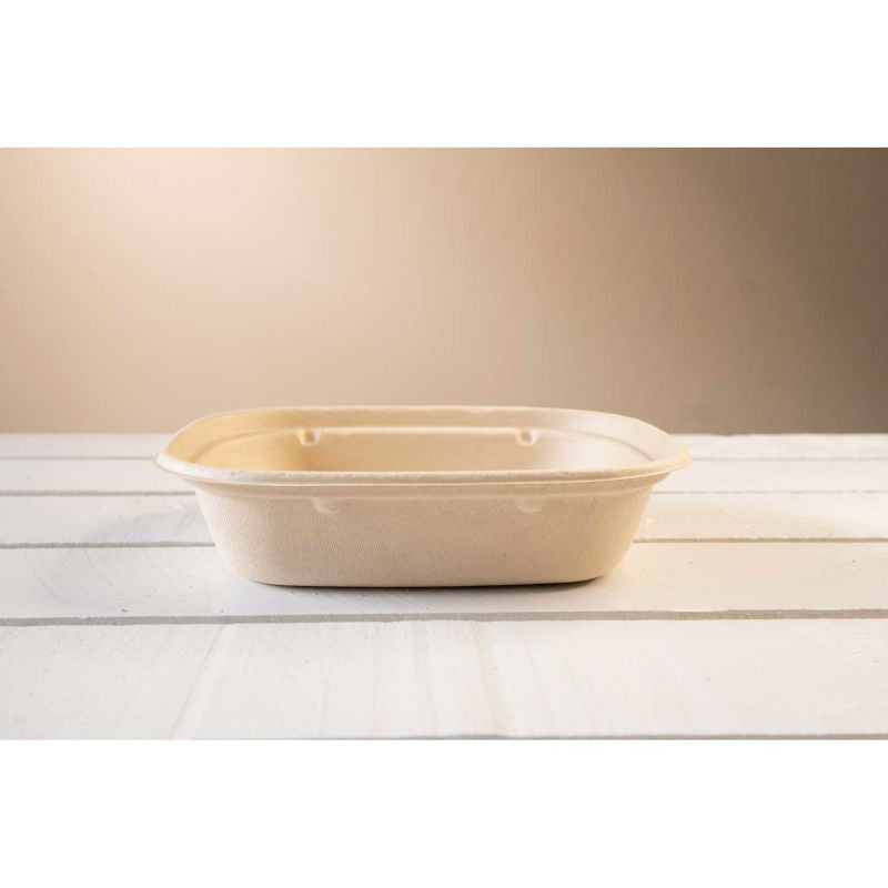 Total Papers 32 Oz. Eco-Friendly Compostable Wheat Straw Tray  (400 pcs)
