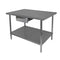 GSW DA-1520 Stainless Steel Heavy Duty Table Drawer (19-9/16"W x 22-15/16"L x 6-7/8"H)
