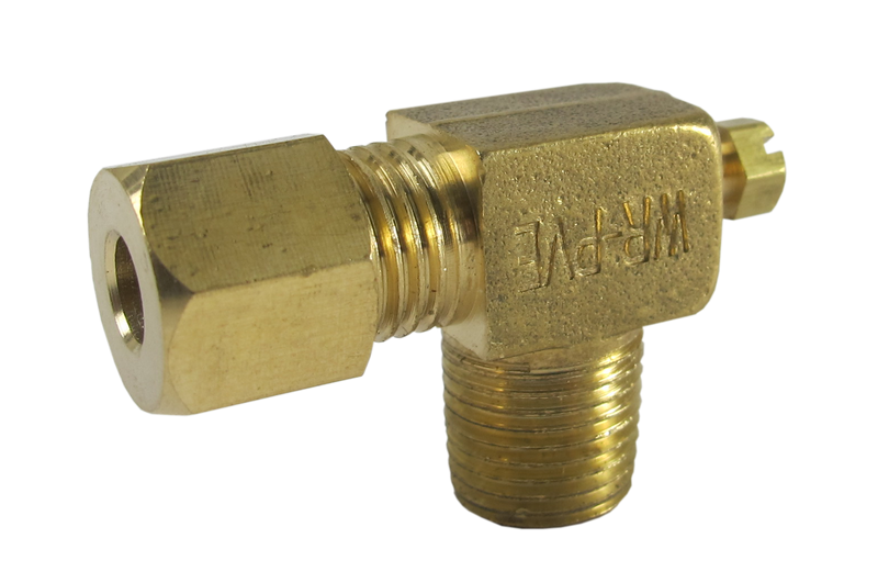 GSW 1/8" NPT x 3/16" O.D Tube Adjustable Pilot Elbow Valve