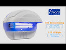 Awoco FT-1C18-LED 5 W Wall Mount Sconce Sticky Fly Trap Lamp for Capturing Flies, Mosquitoes, Moths and Flying Insects (Fly Trap + 6 Glue Boards)