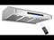 Awoco RH-S10-36S Under Cabinet Supreme 7” High Stainless Steel Range Hood, 4 Speeds, 8” Round Top Vent, 1000CFM, with Remote Control