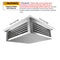 GSW 18” Stainless Steel 4-Way Adjustable Air Diffuser for Evaporative Swamp Cooler, 20” Mounting Edge (18"x18"x6")
